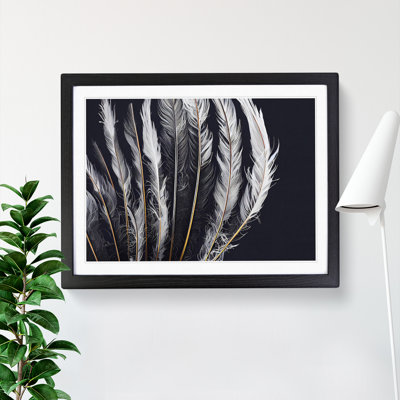 The Dynamic Bird Feathers - Single Picture Frame Print