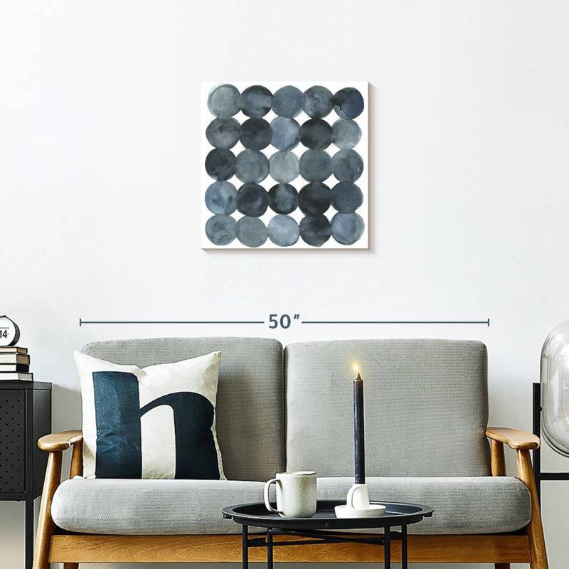 Blue Grey Density II, 20" H x 20" W