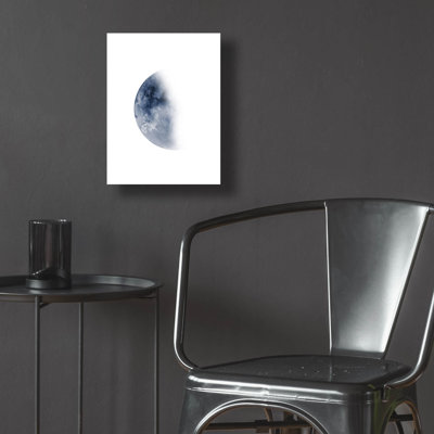 «Moon Waning No. 2» par Brandon Wong, art mural en verre acrylique, 12 po x 16 po