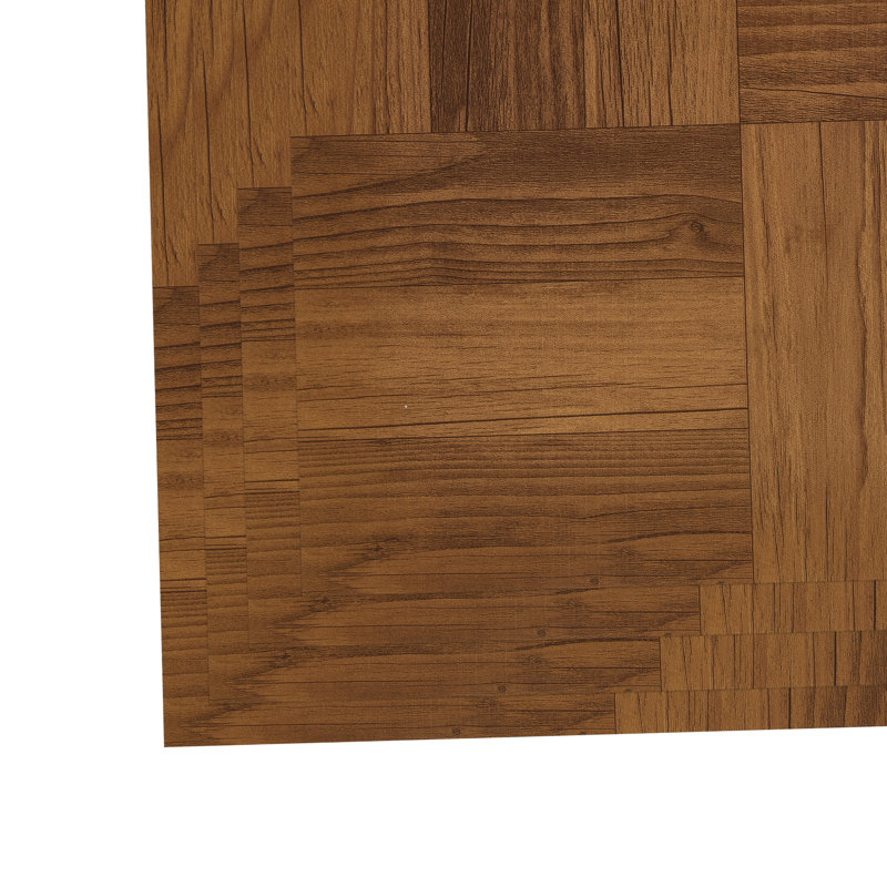 30.48 X 30.48 Cm Plastic Tile In Brown, Oak