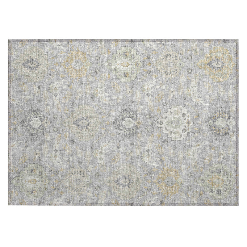  Machine Washable Indoor/Outdoor Chantille ACN1026 Rug, Rectangle 1'8" x 2'6"