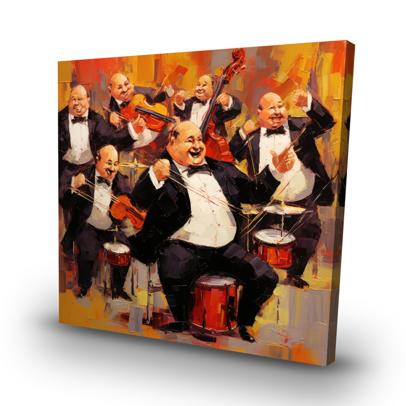 Music fun - 32"x32" art on canvas