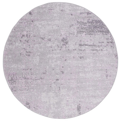 Riebe Light Gray/Purple Area Rug