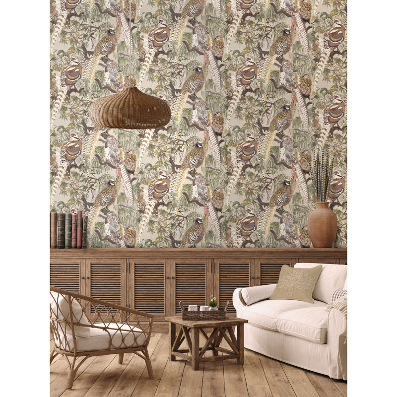 Icons Wallpapers 32.82" L x 27.58" W Wallpaper Roll, Forest