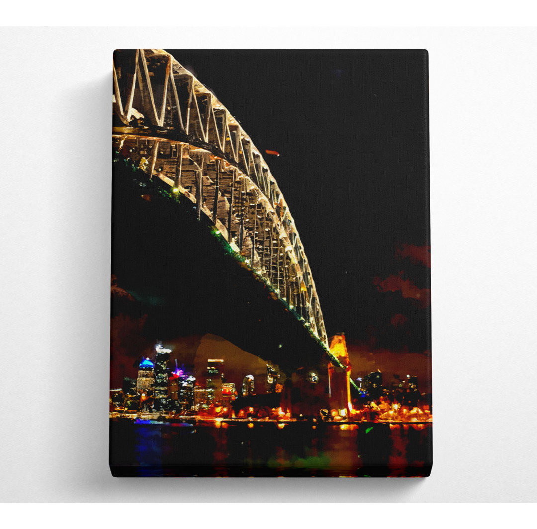 Sydney Harbour Bridge Brown Nights - Druck