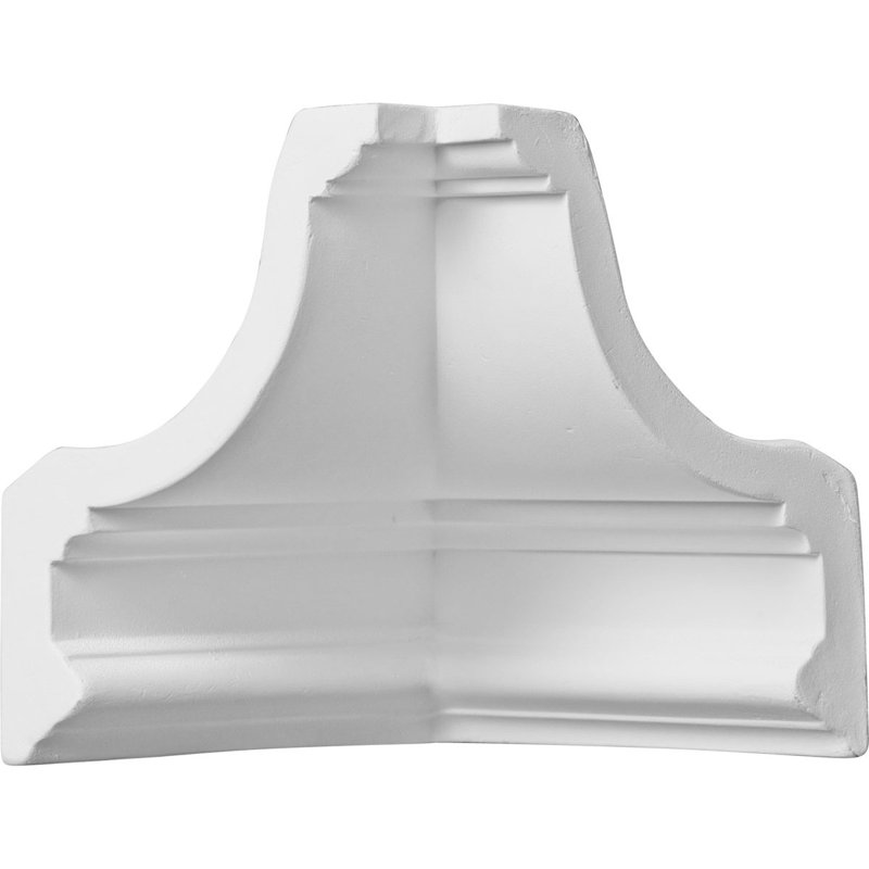 Coin intérieur Endurathane pour moulure couronnée traditionnelle Maria, P 4 1/2 po x H 6 po (correspond à la moulure MLD03X04X05TR), apprêté en usine