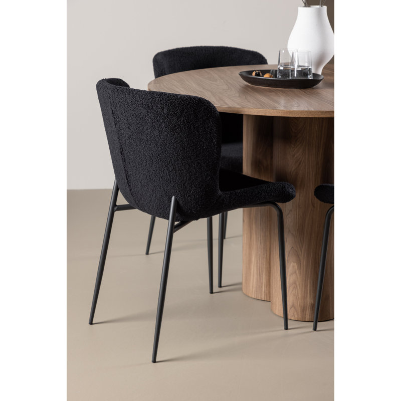 Noegel 4 -Person Dining Set, Brown