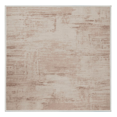 Machine Washable Abstract Beige Area Rug