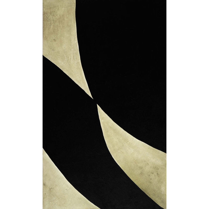 «Black and Tan 2» par Yaffa G - impression sur toile tendue, L 35 po x H 60 po
