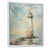 White Floater Framed