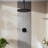 12" Stainless Steel 360 Degree Adjustable 0.08" Ultra-Thin Rectangle Shower Head-105075468