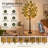 Eucalyptus Tree Floor Lamp with Warm LED Lights