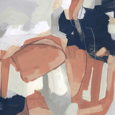 Sienna Cement I by June Erica Vess - Wrapped Canvas Painting