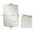 Lillet Gold Gilded Vanity Mirror