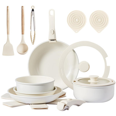 19Pcs Pots And Pans Set Non Stick