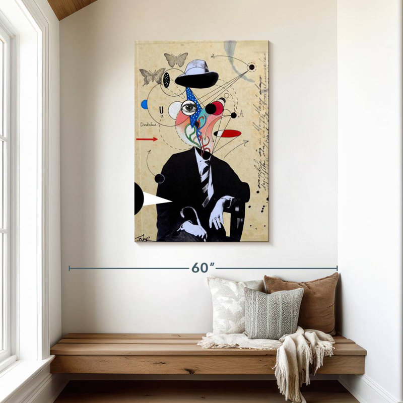 Keiraleigh Deconstructing James Joyce, 45" H x 30" W