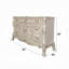 Commode ACME Dresden, finition blanc os