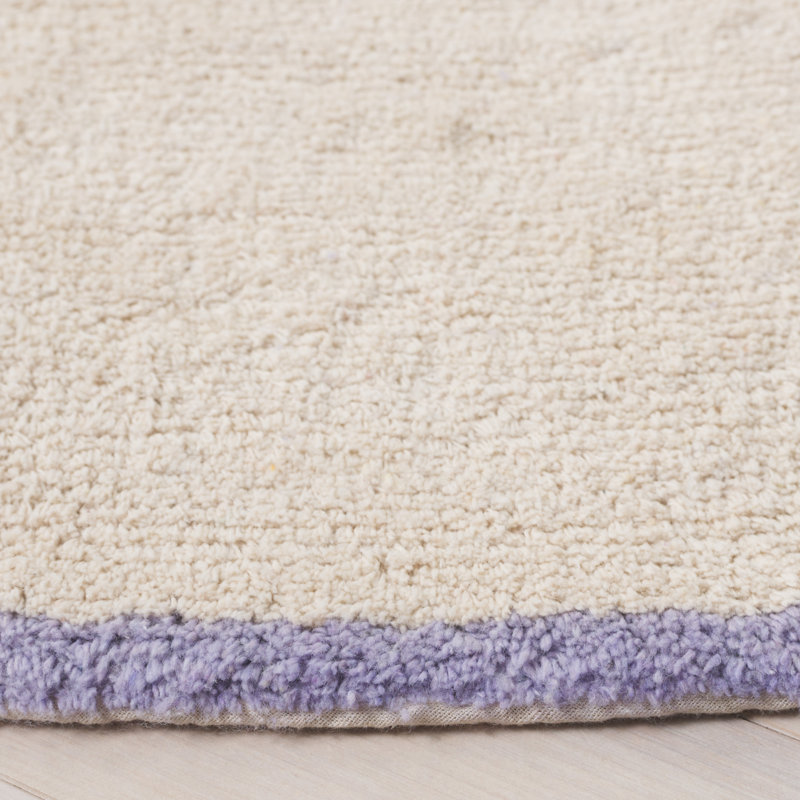 Keethan Handtufted Recycled Cotton Machine Washable Rug, Round 6'