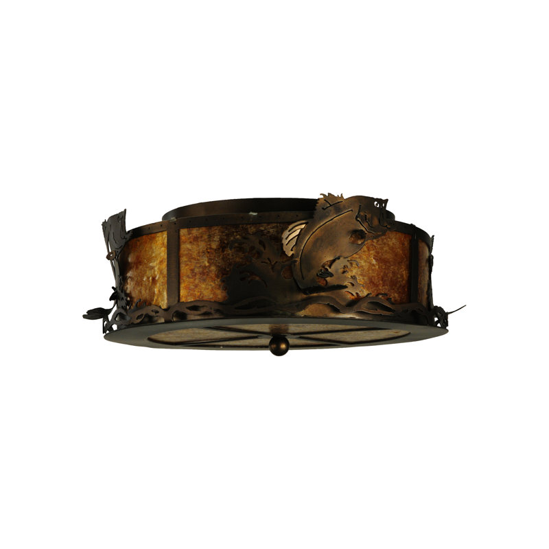 Rustic Lodge 2 - Light Flush Mount
