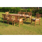 Osborne Outdoor 9 - Piece Teak Dining Set