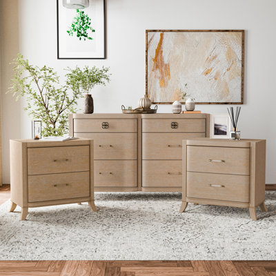 Stanger 3-Piece Nightstands And Dresser Set