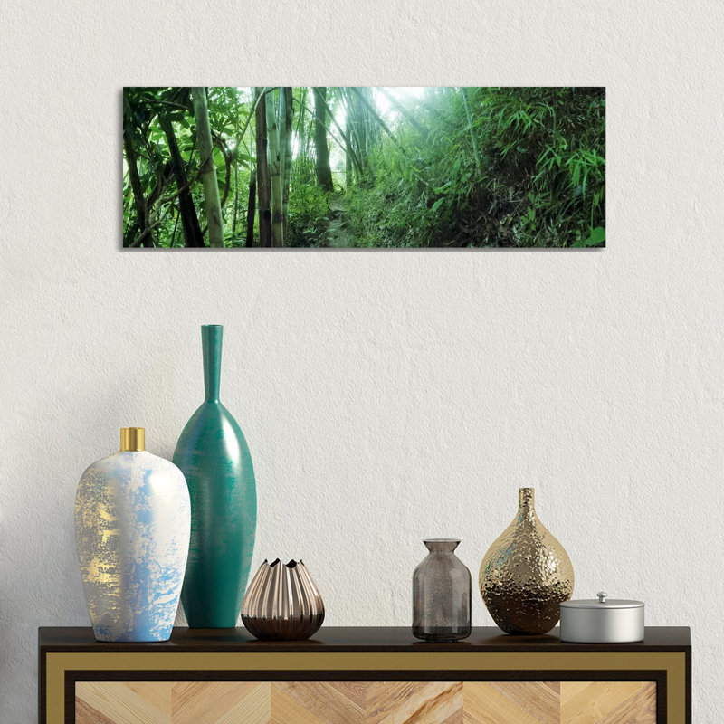 Bamboo Forest, Chiang Mai, Thailand - Wrapped Canvas Panoramic Print, 30.48 cm H x 91.44 cm W x 1.91 cm D