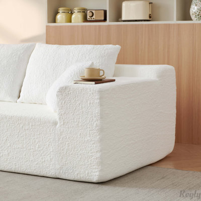 104" Cloud Sectional Couch with L-Shape Chaise,No Assembly Required