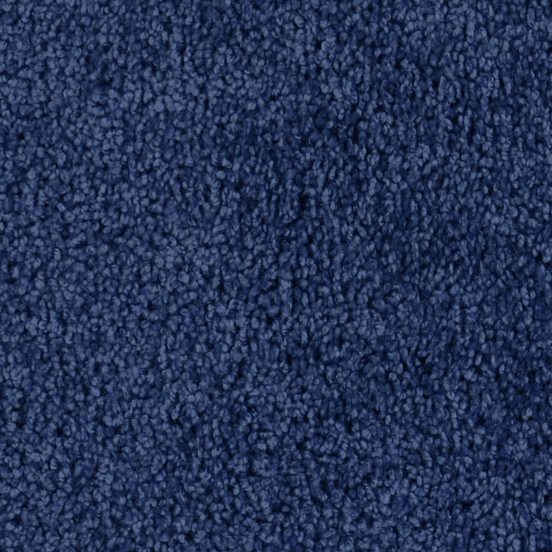 Treie Billie-Mae 2 Piece Nylon Bath Rug Set with Non-Slip Backing, Bleu marine