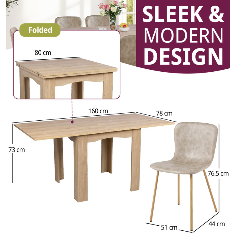 Ludden 6 - Person Dining Set