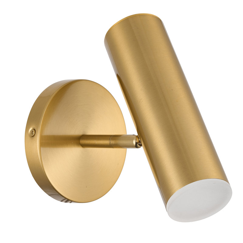 Hansedt Steel LED Spotlight, Aged Brass