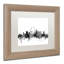 « st louis missouri horizon b&w » par michael tompsett, impression sur toile encadrée-68775724-17772303