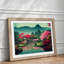 Traditional Japanese Mountains Vol.2 - Framed Print-1317676132-1317676139