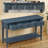 Functional Console Table With 3 Drawers And Open Bottom Shelf – Space-Saving Storage Sofe Table For Entryway, Hallway-1993487839