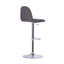 Demi-Lea Swivel Upholstered Adjustable Height Bar Stool with Steel Frame-1257121012-1257121013