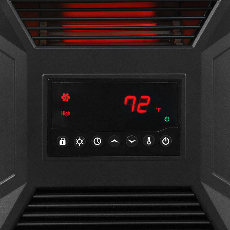 Lifesmart 6-Element Heater with Front Air Intake and Remote