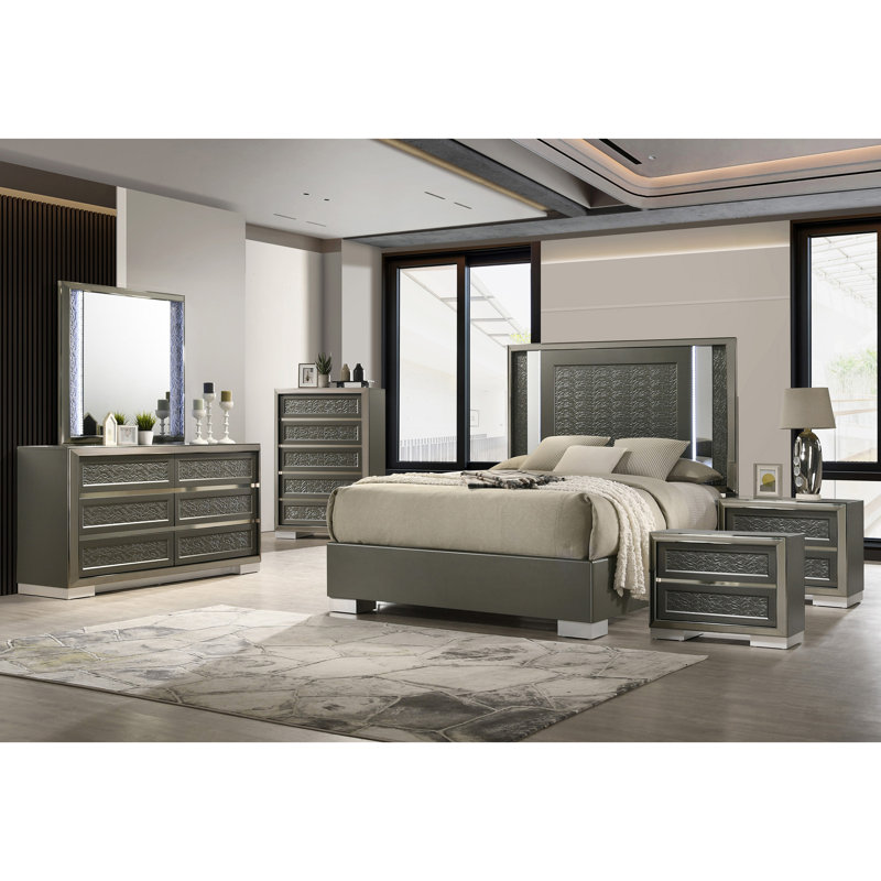 Rivington 6-Piece Bedroom Set, Très grand