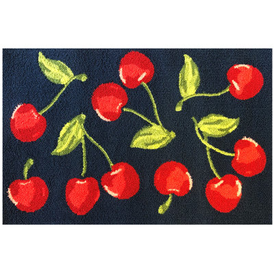 Cherry Toss Indigo Size 30"X48"