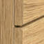 Classeur latéral brun avec conception rustique, fabrication, glissières de tiroir à pleine extension, verrouillage et installation rapide pour les petites surfaces, les espaces de bureau