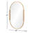 Alby Metal Oval Wall Mirror