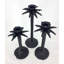 Ensemble de 3 chandeliers de table en laiton