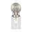 Amiliano Bathroom Bedroom Wall Fixture With Clear Shade-112737954-112737951-112737950