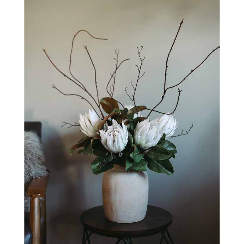 Green King Protea 23.5", Green