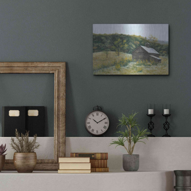 «Barn In Vermont» par Pam Britton, H 12 po x l 16 po
