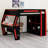Multifunctional Wooden Gaming Loft Bed, Built-in Writing Desk Design, RGB LED Lights, USB Power Ports, Storage Cubbies, Drawers-1511439864