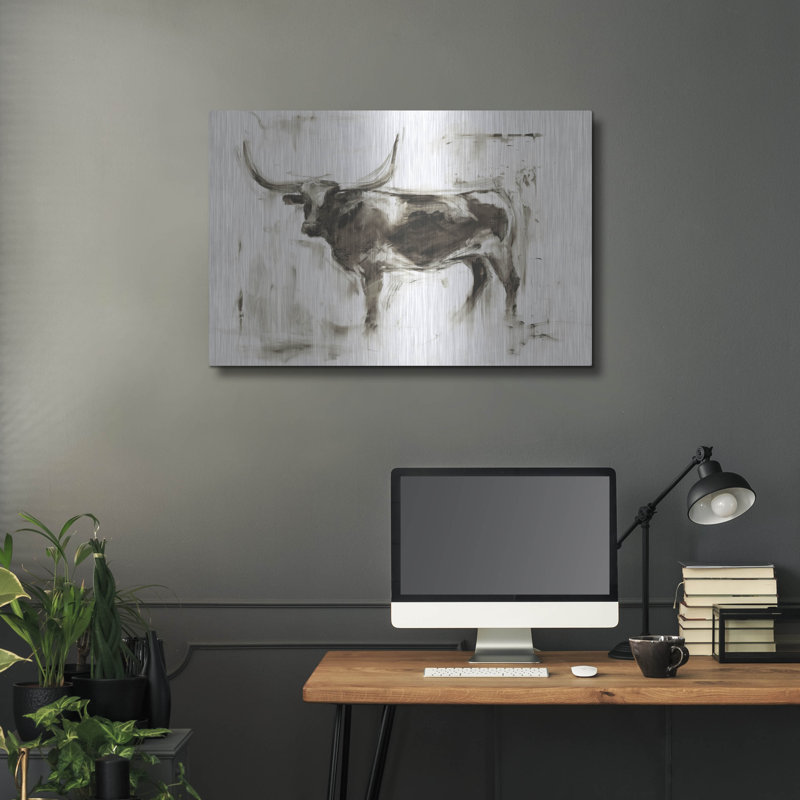 «Longhorn Study II» par Ethan Harper