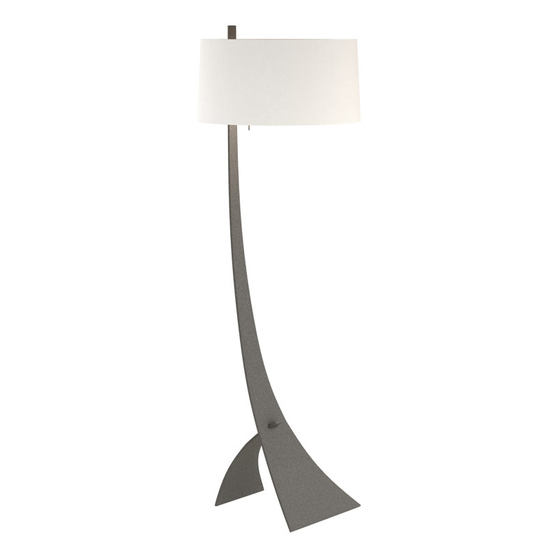 Stasis 58.5" H 150 W Novelty Floor Lamp, Natural Anna, Natural Iron