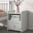 Platform Bed with a Nightstand