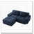Bleu - 2 sièges + 1 fauteuil