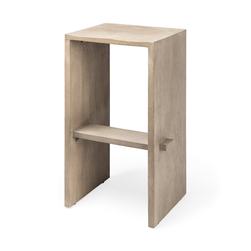 Tabouret de bar et de comptoir Dalina, Brun gris, Tabouret de bar (siège d'une hauteur de 30 po)
