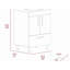 Espace de rangement pour salle de bain simple-97827509